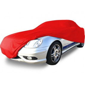 Funda coche protección interior a medida Mercedes SLK R170 en Coverlux Jersey - rojo
