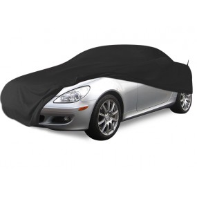 Maßgeschneiderte Autoschutzhülle (Autoabdeckung für Innen) Mercedes SLK 2 R171 in Coverlux Jersey - schwarz
