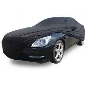 Custom-made indoor car cover Mercedes SLK R172 in Coverlux Jersey - black