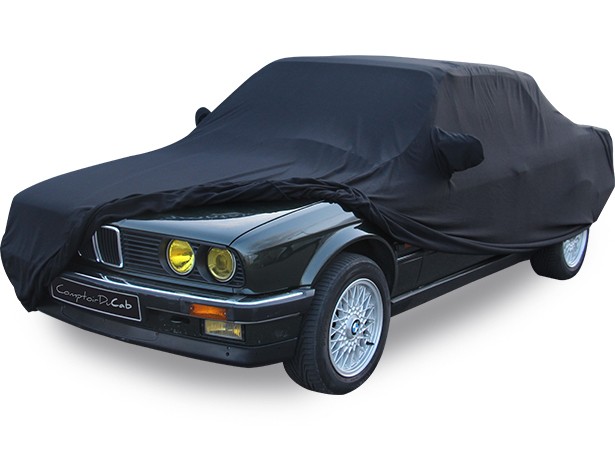 Bâche protection intérieure sur-mesure BMW E30 en Jersey Coverlux - noir
