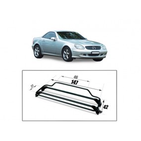 Porta-bagagens (bagageiro) para Mercedes SLK R170 descapotável - Riviera Black