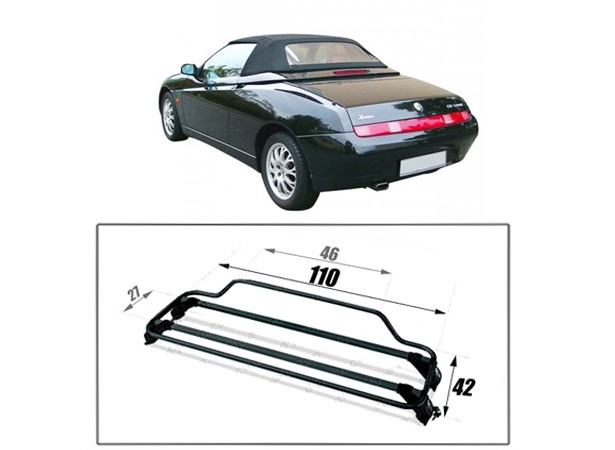 Porte-bagages Alfa GTV Spider cabriolet - Riviera Noir