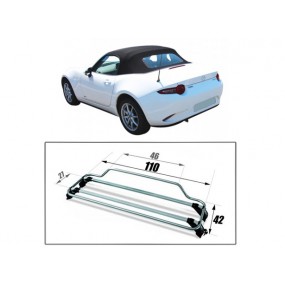 Porte-bagages pour Mazda MX5 ND Riviera finition Inox