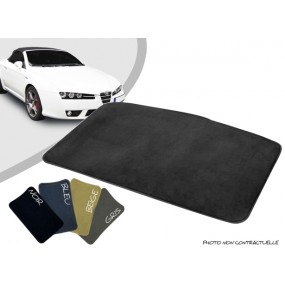 Tailor-made trunk mat Alfa Romeo Brera 939 convertible overlocked needle punched carpet