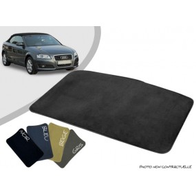 Op maat gemaakte kofferbakmat Audi A3 8P cabriolet overlock pin tapijt