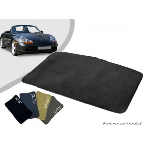 Tailor-made trunk mat Porsche Boxster 986 convertible overlocked needle punched carpet