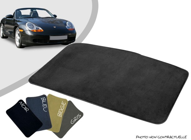 Op maat gemaakte Porsche Boxster 986 Cabrio kofferbakmat overlock pin tapijt