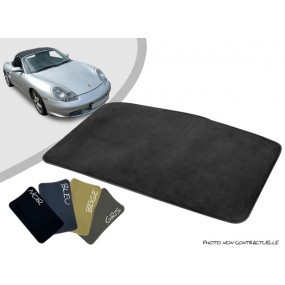 Custom-made trunk mat Porsche Boxster 986 convertible 2003/2004 overlocked needle punched carpet