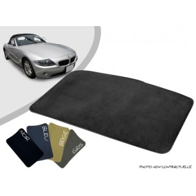 Tapis coffre sur-mesure BMW Z4 cabriolet moquette aiguilletée surjetée