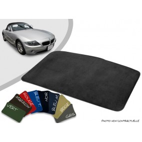 Tapis coffre sur-mesure BMW Z4 cabriolet velours bordé