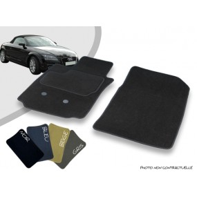 Tapis auto avant sur-mesure Audi TT Roadster MK2 8J moquette aiguilletée surjetée