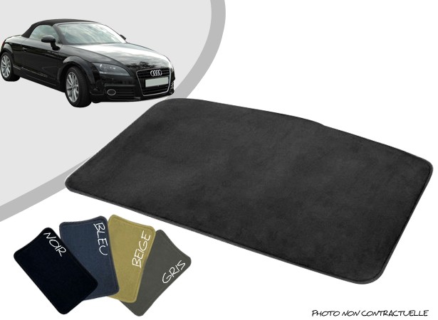 Tapis coffre sur-mesure Audi TT Roadster MK2 8J cabriolet moquette aiguilletée surjetée