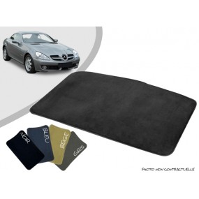 Tapis coffre sur-mesure Mercedes SLK 2 R171 cabriolet moquette aiguilletée surjetée