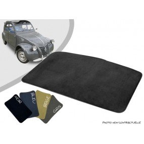 Tapis coffre sur-mesure Citroen 2CV de juillet 1978 à 1990 moquette aiguilletée surjetée