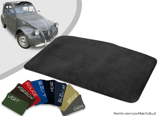 Tapis auto avant et arrière sur-mesure Citroen DS3 cabriolet - velours bordé