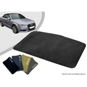 Tapis coffre sur-mesure Audi A3 8V cabriolet moquette aiguilletée surjetée