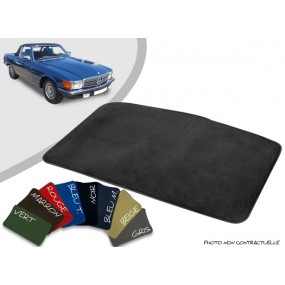 Tapis coffre sur-mesure Mercedes 450 SL - R107 cabriolet velours bordé