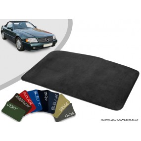 Tapis coffre sur-mesure Mercedes SL - R129 cabriolet (1990-2002) velours bordé