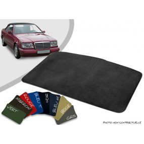 Tapis coffre sur-mesure Mercedes Classe E - A124 cabriolet velours bordé