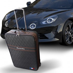 Bagage sur-mesure Alpine A110 (coffre avant) - coutures oranges