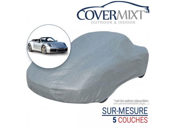 Housse protection voiture sur-mesure Porsche 992 Coupé & Cabriolet (2019/+) - Covermixt
