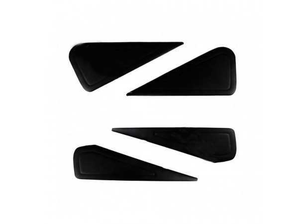 4 panneaux de portes en simili noir pour Alpine A110