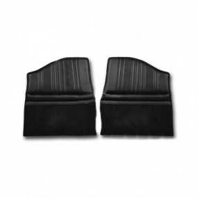 cuscini dei sedili posteriori in similpelle nera per Alpine A110 (1300 1600S)