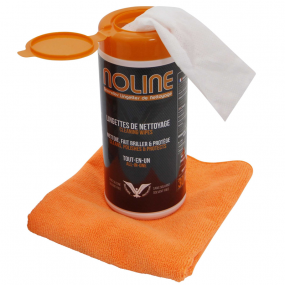 NOLINE® 30 waterless washing kit - 30 wipes + microfiber