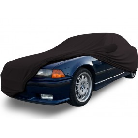 Bespoke BMW E36 indoor car cover in Coverlux Jersey - black