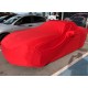 Bâche protection intérieure sur-mesure Fiat 124 Spider en Jersey Coverlux - rouge