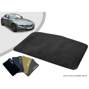 Tapis coffre sur-mesure BMW Z4 E-89 cabriolet moquette aiguilletée surjetée