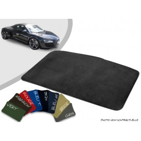 Tapis coffre sur-mesure Audi R8 Spyder velours bordé
