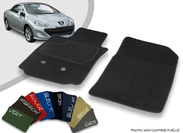 TAPIS VELOUR textile tapis tapis de sol habitacle Peugeot 308 CC Cabriolet 4-tlg
