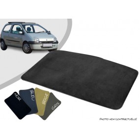 Tailor-made trunk mat Renault Twingo overlocked needle punched carpet