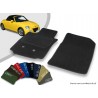 Tapis auto avant sur-mesure Daihatsu Copen cabriolet velours bordé