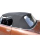 Capota descapotable Peugeot 504 en Sonnenland Alpaca con luneta trasera de PVC
