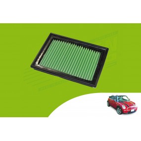 GREEN FILTER EUROPA Mini R52 descapotável filtro de ar de alto desempenho