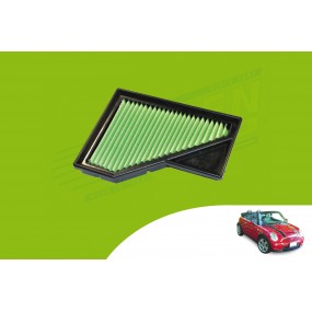 GREEN FILTER EUROPE descapotável Mini R52 filtro de ar de alto desempenho