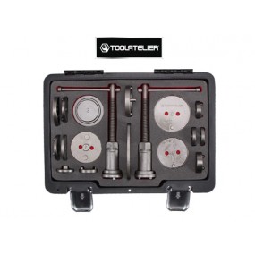 18-piece piston repellent case with multi-brand adapters - ToolAtelier®