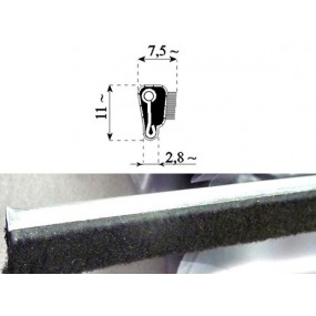 Fensterdichtung H. 11mm innen außen