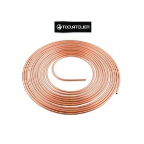 Rigid copper pipe for brake circuit Ø 4.75 mm - ToolAtelier®