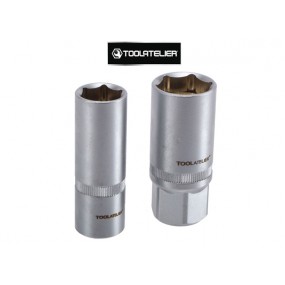 2 douilles magnétiques pour bougies de 16 et 21 mm. - ToolAtelier®