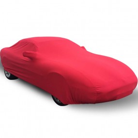 Jaguar XK8/XKR Maßgeschneiderte Autoschutzhülle (Autoabdeckung für Innen) aus Coverlux Jersey - rot
