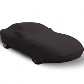 Jaguar XK8/XKR Maßgeschneiderte Autoschutzhülle (Autoabdeckung für Innen) in Coverlux Jersey - schwarz