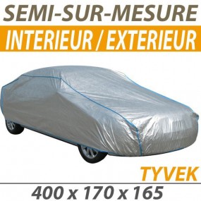 Funda coche semi-medida para interior y exterior en Tyvek® (FS4) - Cobertura de coche: Cobertura cabriolet