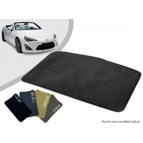 Tailor-made trunk mat Toyota GT86 convertible overlocked needle punched carpet