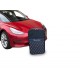 Bagagerie sur-mesure cuir pour le dessous de coffre arrière de Tesla Model 3
