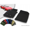 Tapetes dianteiros de veludo Ferrari Mondial 3l e 3L2 feitos sob medida