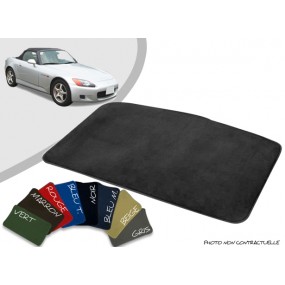 Tapis coffre sur-mesure Honda S2000 99-01 velours bordé