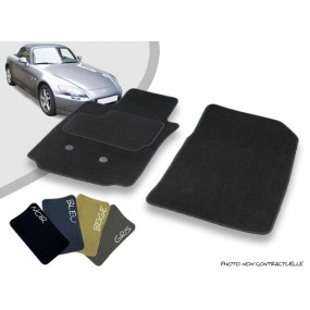 Tapis auto avant sur-mesure Honda S2000 (2002/2009) moquette aiguilletée surjetée